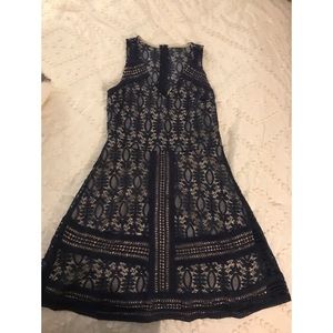 Navy Blue Dress (great for outdoor wedding!)